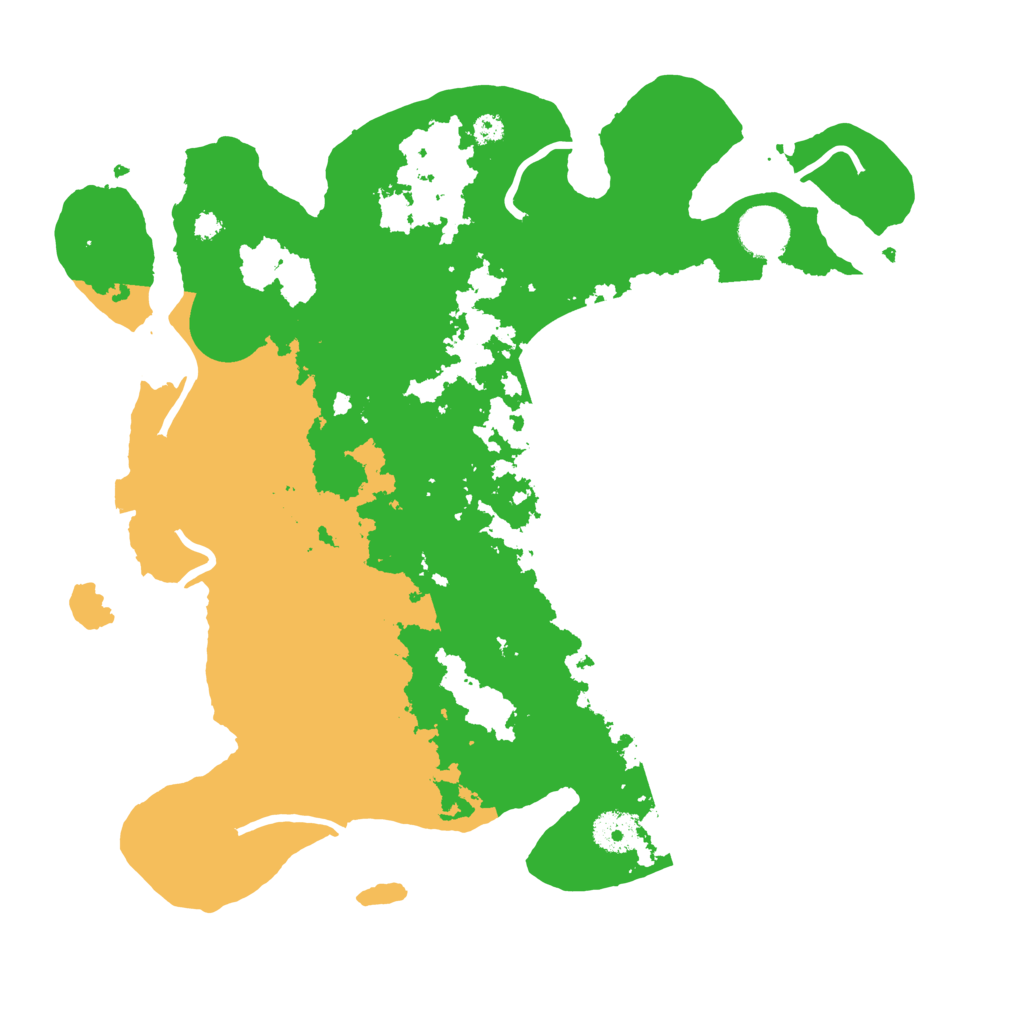 Biome Rust Map: Procedural Map, Size: 3500, Seed: 568497