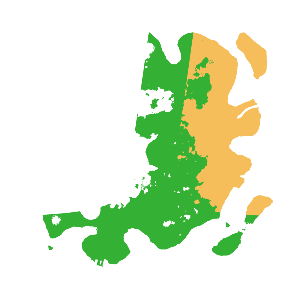 Biome Rust Map: Procedural Map, Size: 3000, Seed: 727264648