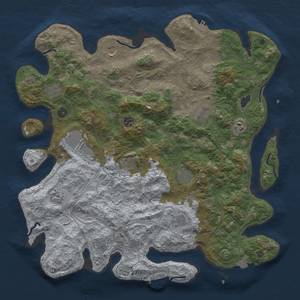 Thumbnail Rust Map: Procedural Map, Size: 4500, Seed: 543099144, 19 Monuments
