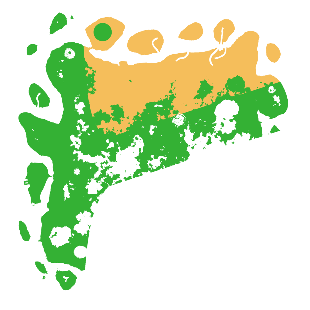 Biome Rust Map: Procedural Map, Size: 4500, Seed: 529111568