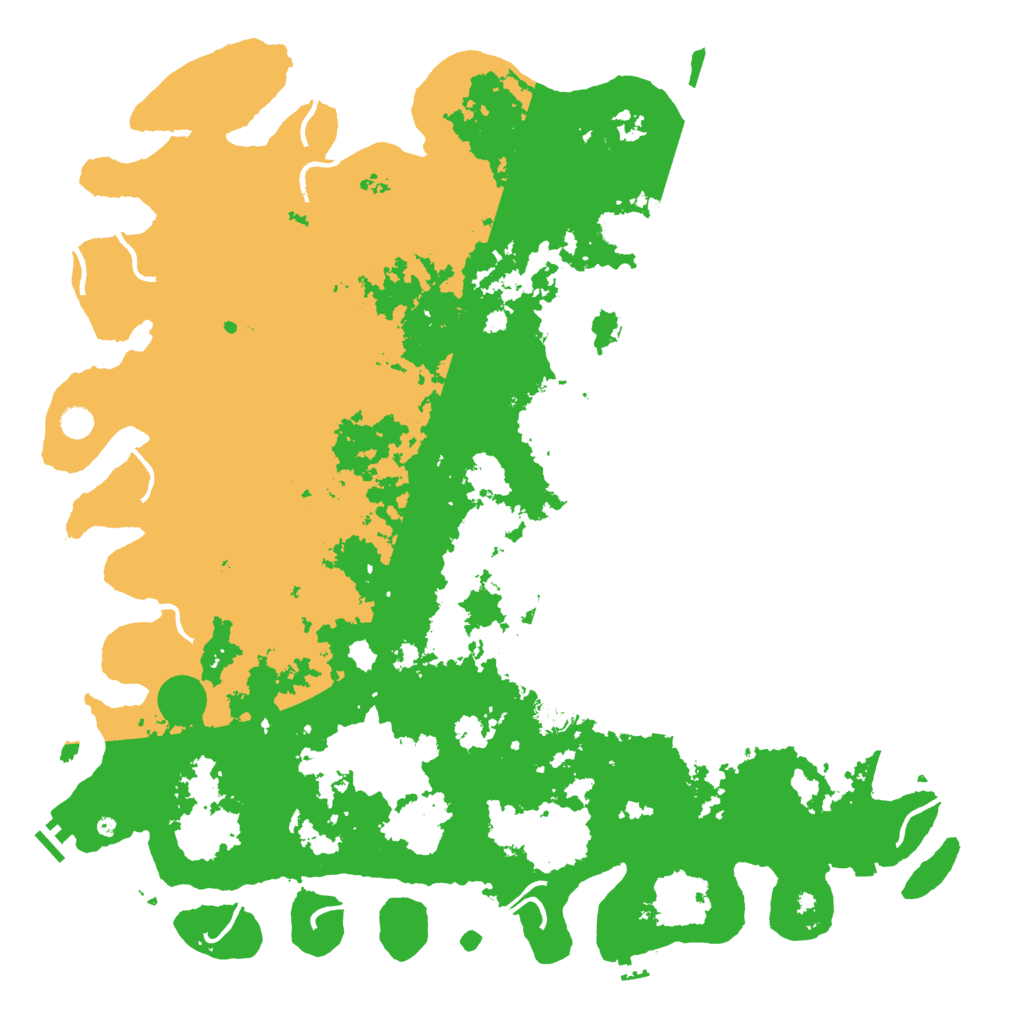 Biome Rust Map: Procedural Map, Size: 5500, Seed: 510415