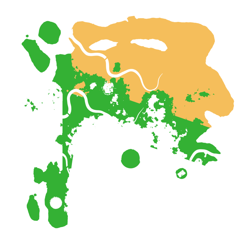 Biome Rust Map: Procedural Map, Size: 3700, Seed: 162693717