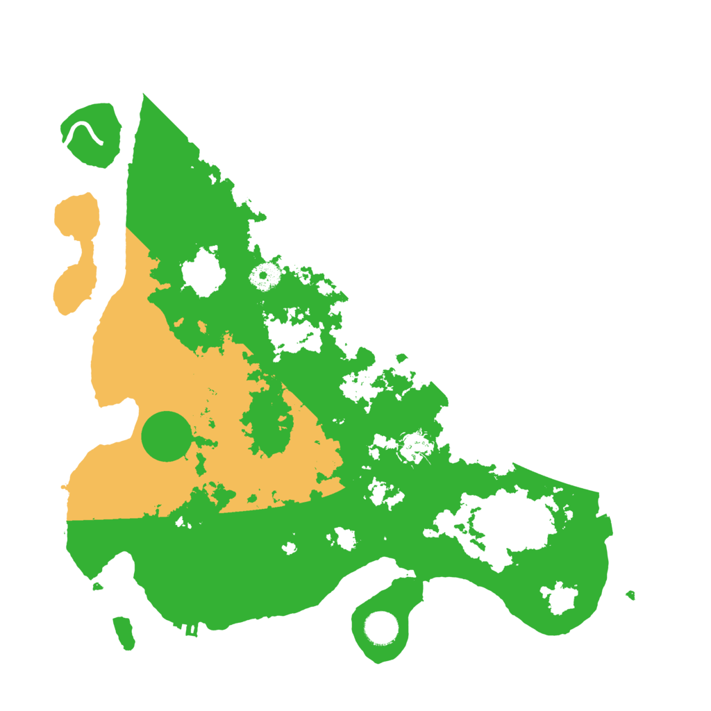 Biome Rust Map: Procedural Map, Size: 3700, Seed: 808017813