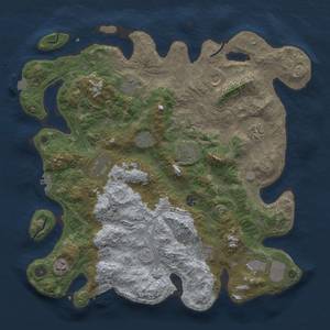 Thumbnail Rust Map: Procedural Map, Size: 4250, Seed: 998047, 19 Monuments