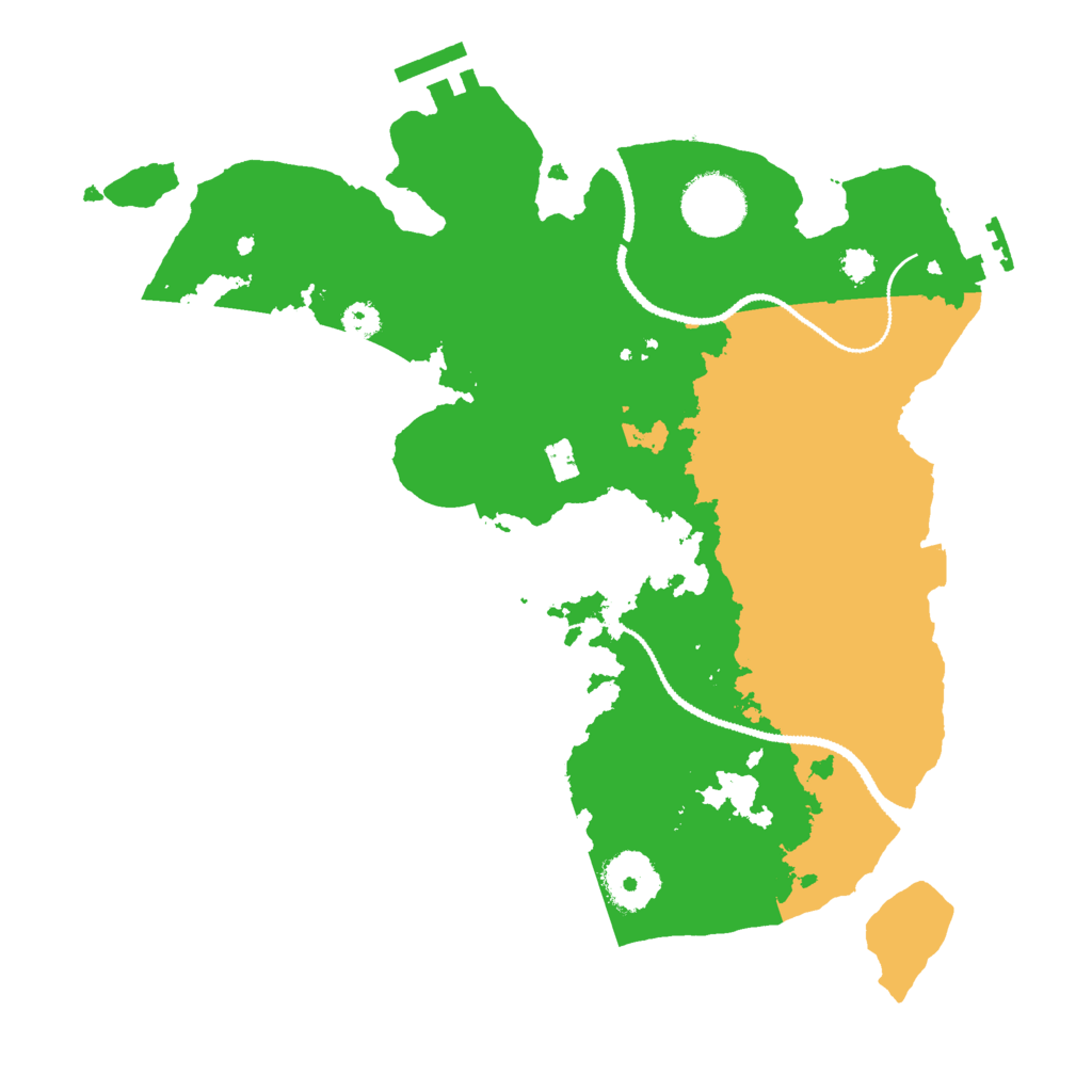 Biome Rust Map: Procedural Map, Size: 3000, Seed: 23942
