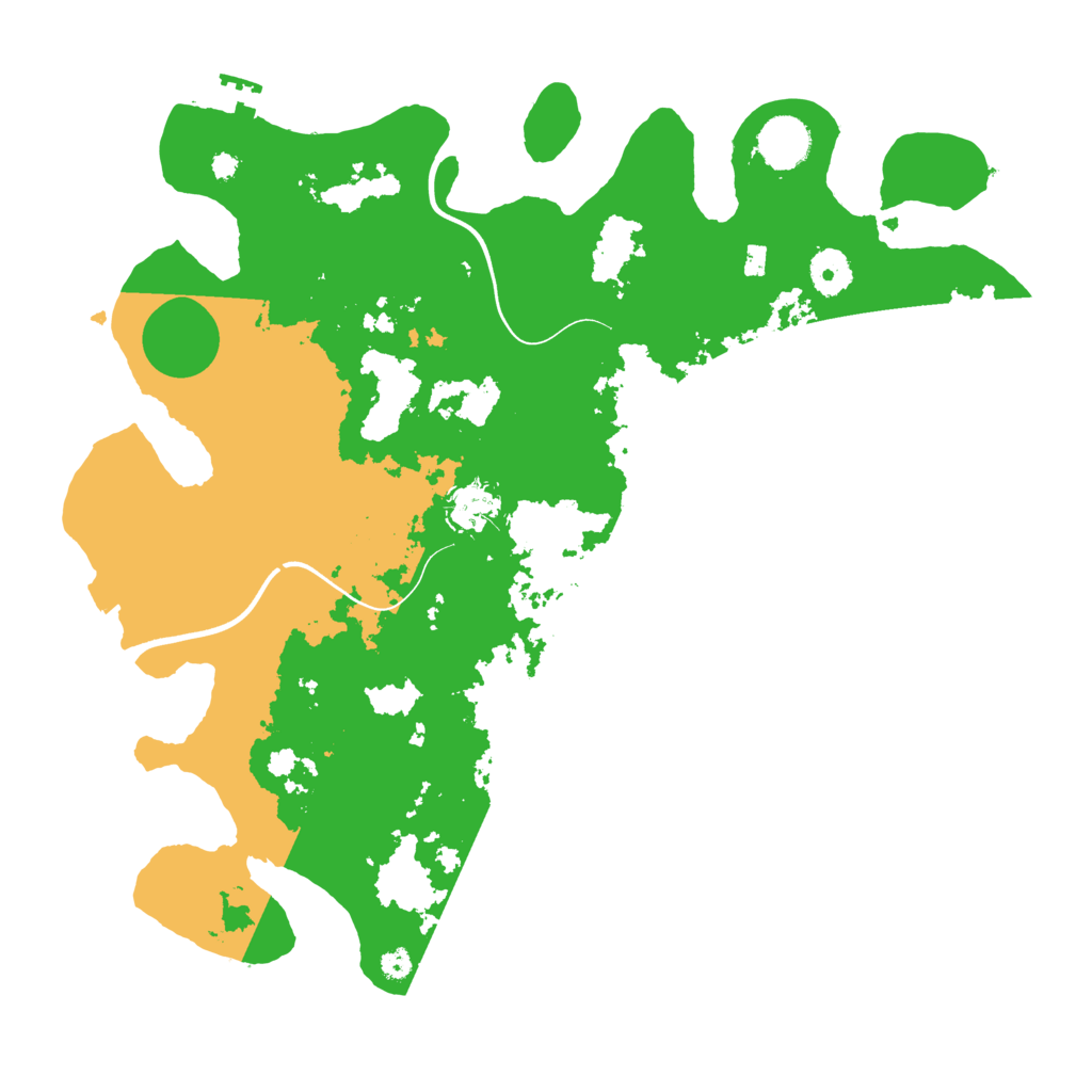 Biome Rust Map: Procedural Map, Size: 3750, Seed: 1517559338