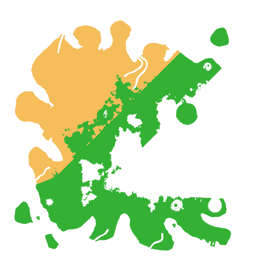 Biome Rust Map: Procedural Map, Size: 3500, Seed: 262069383