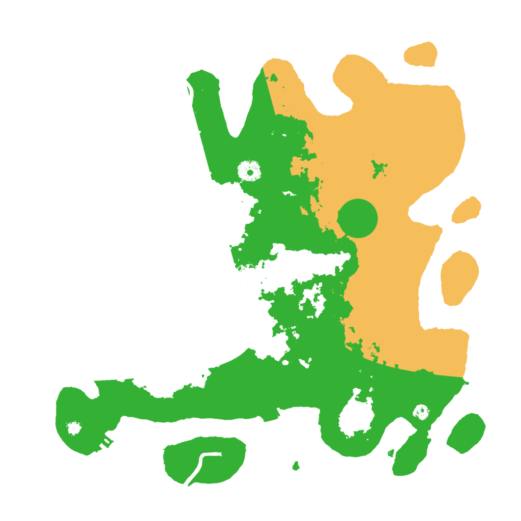 Biome Rust Map: Procedural Map, Size: 3500, Seed: 8452