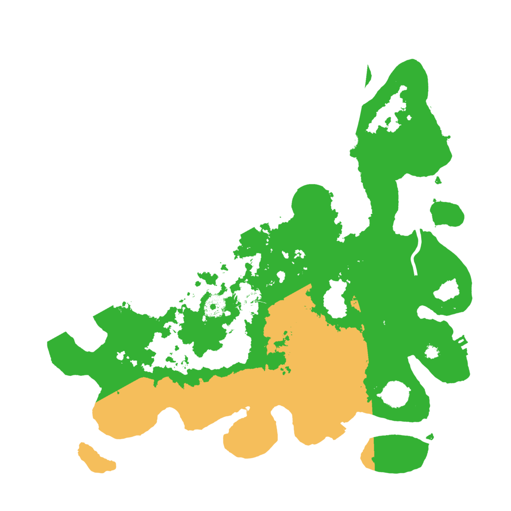 Biome Rust Map: Procedural Map, Size: 3500, Seed: 1975576380
