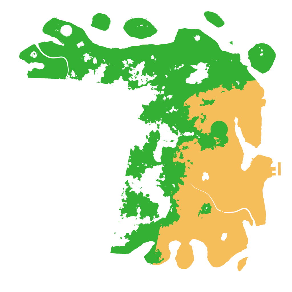 Biome Rust Map: Procedural Map, Size: 4500, Seed: 1060283580