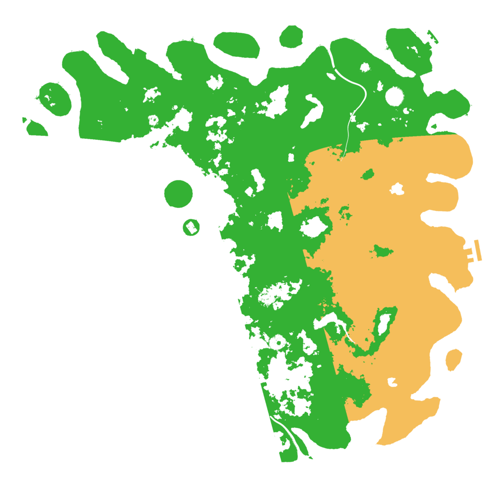 Biome Rust Map: Procedural Map, Size: 4800, Seed: 550812330