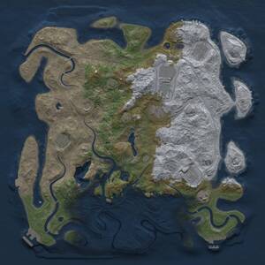 Thumbnail Rust Map: Procedural Map, Size: 4250, Seed: 471869316, 15 Monuments