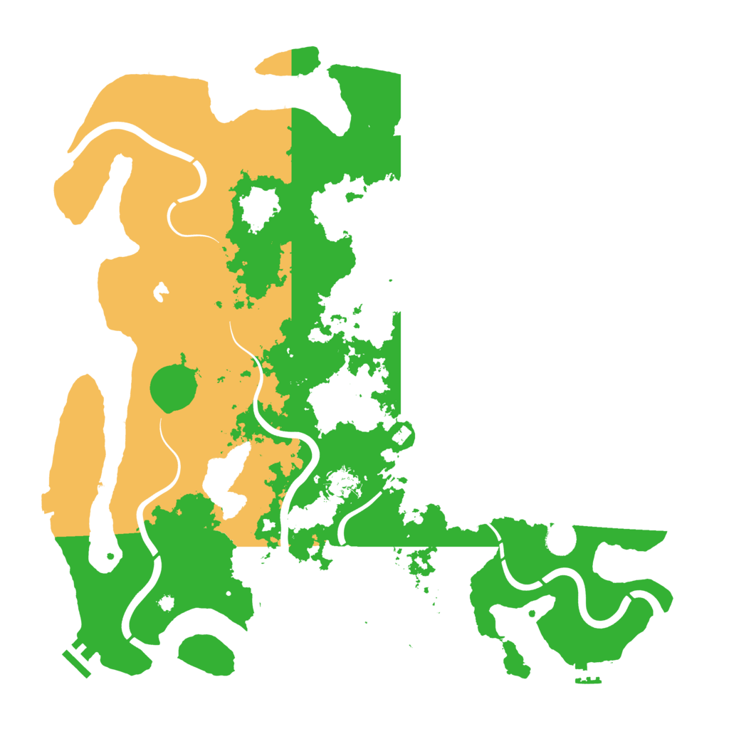 Biome Rust Map: Procedural Map, Size: 4250, Seed: 471869316