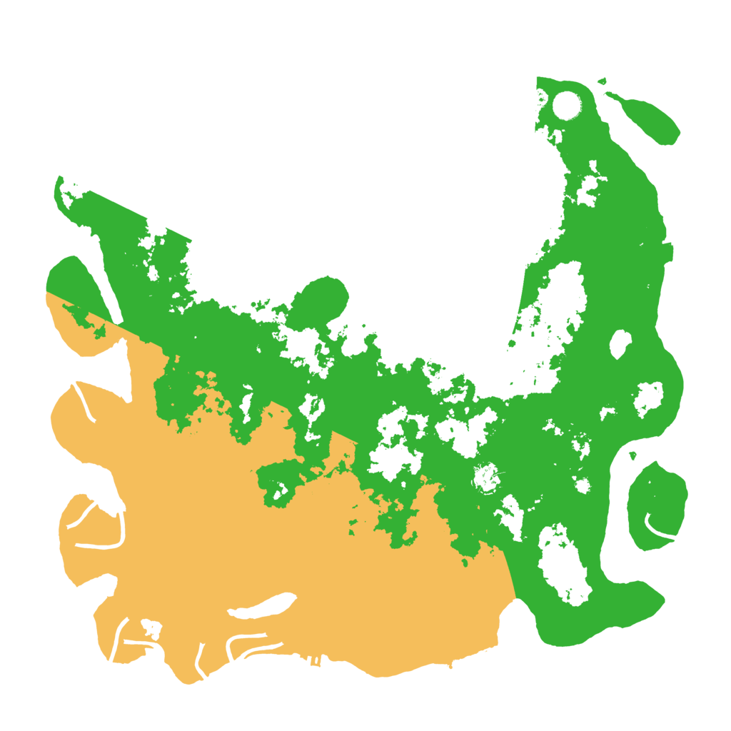 Biome Rust Map: Procedural Map, Size: 4500, Seed: 1876939182