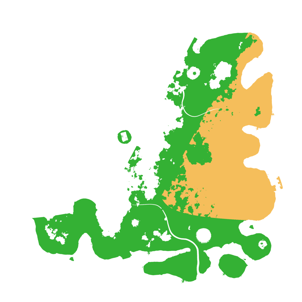 Biome Rust Map: Procedural Map, Size: 3600, Seed: 127462690