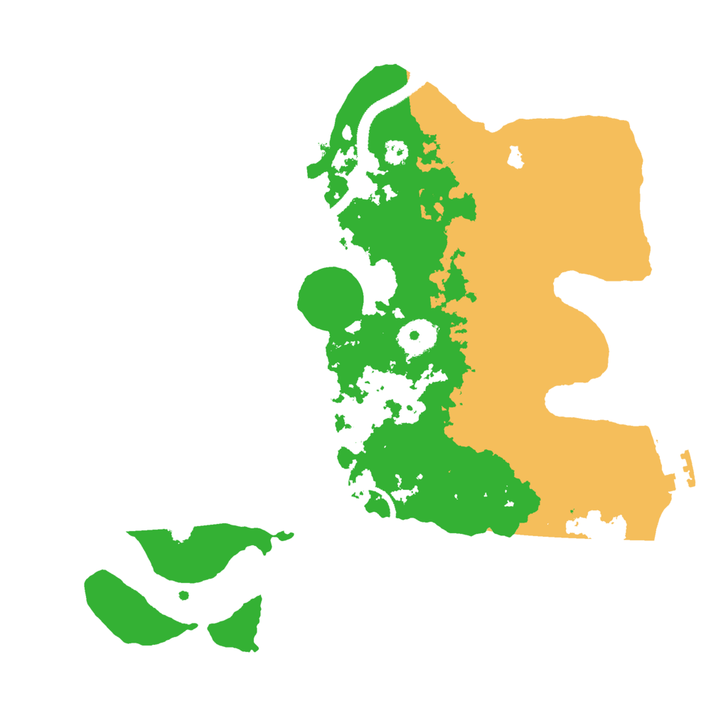 Biome Rust Map: Procedural Map, Size: 3000, Seed: 428633742