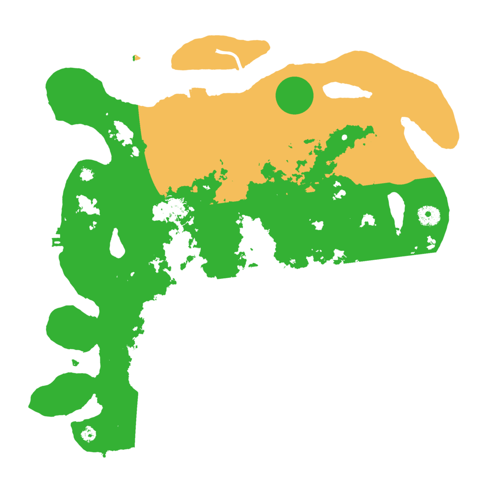 Biome Rust Map: Procedural Map, Size: 3500, Seed: 666730767