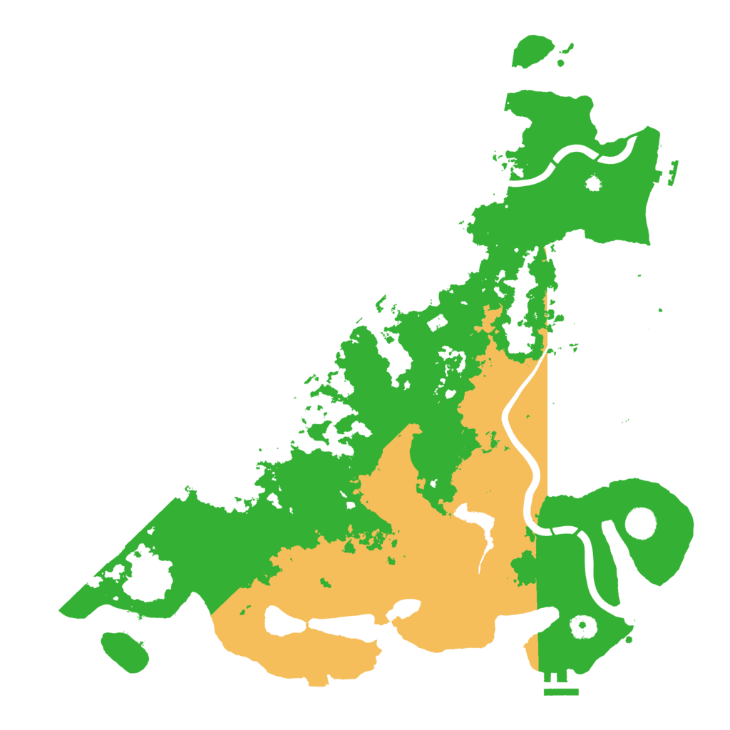 Biome Rust Map: Procedural Map, Size: 4250, Seed: 7283972