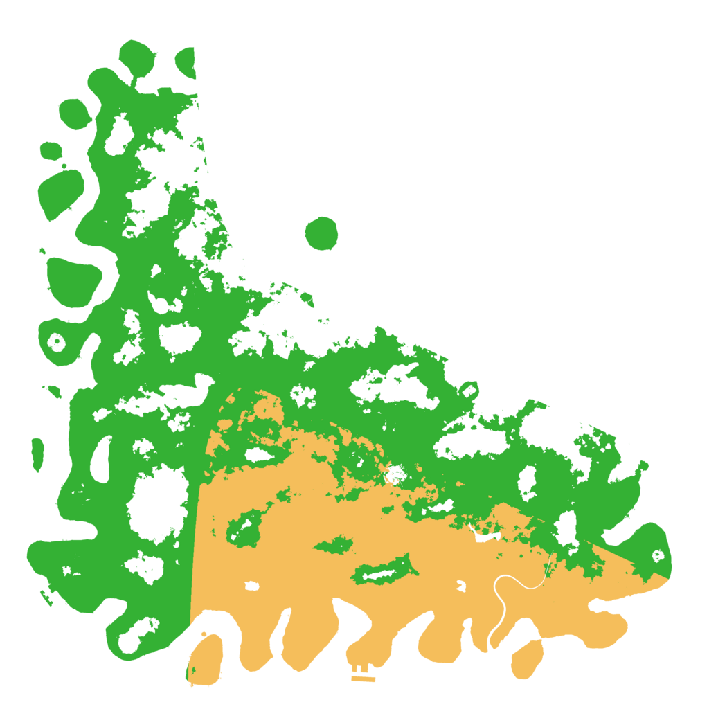 Biome Rust Map: Procedural Map, Size: 6000, Seed: 34575656