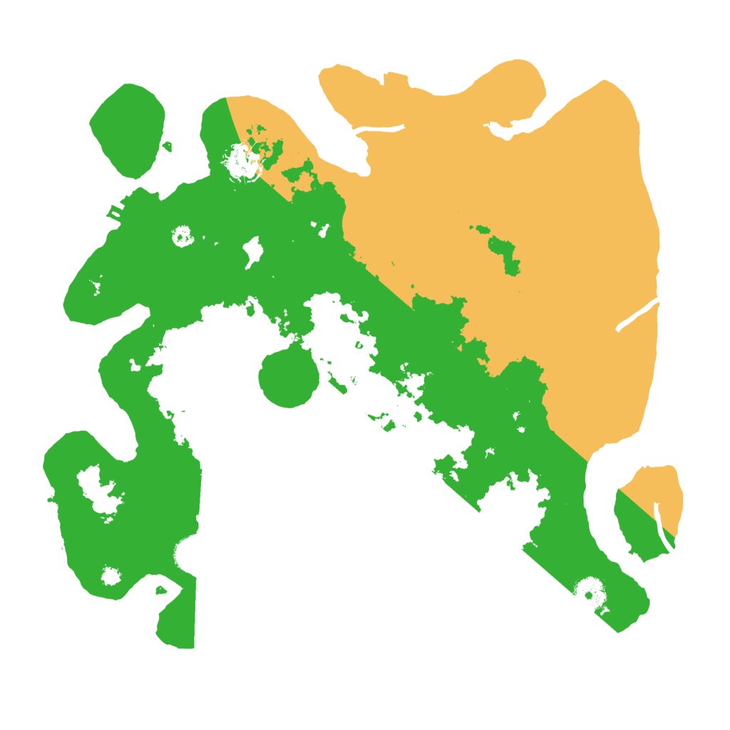 Biome Rust Map: Procedural Map, Size: 3500, Seed: 1578963523