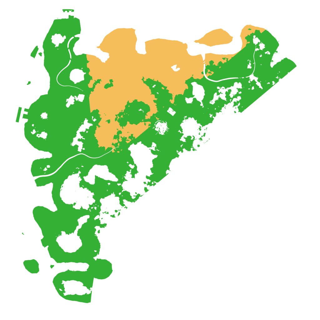Biome Rust Map: Procedural Map, Size: 4250, Seed: 91939959