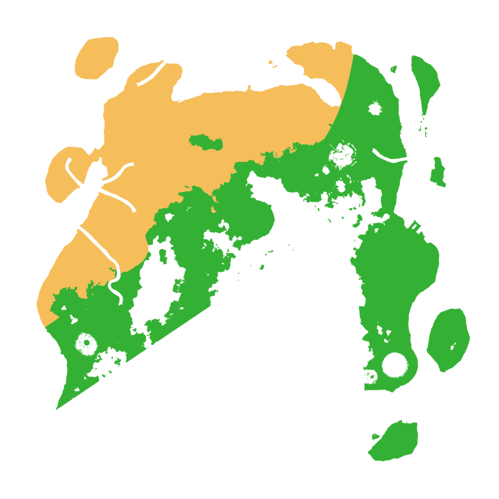 Biome Rust Map: Procedural Map, Size: 3500, Seed: 22206786