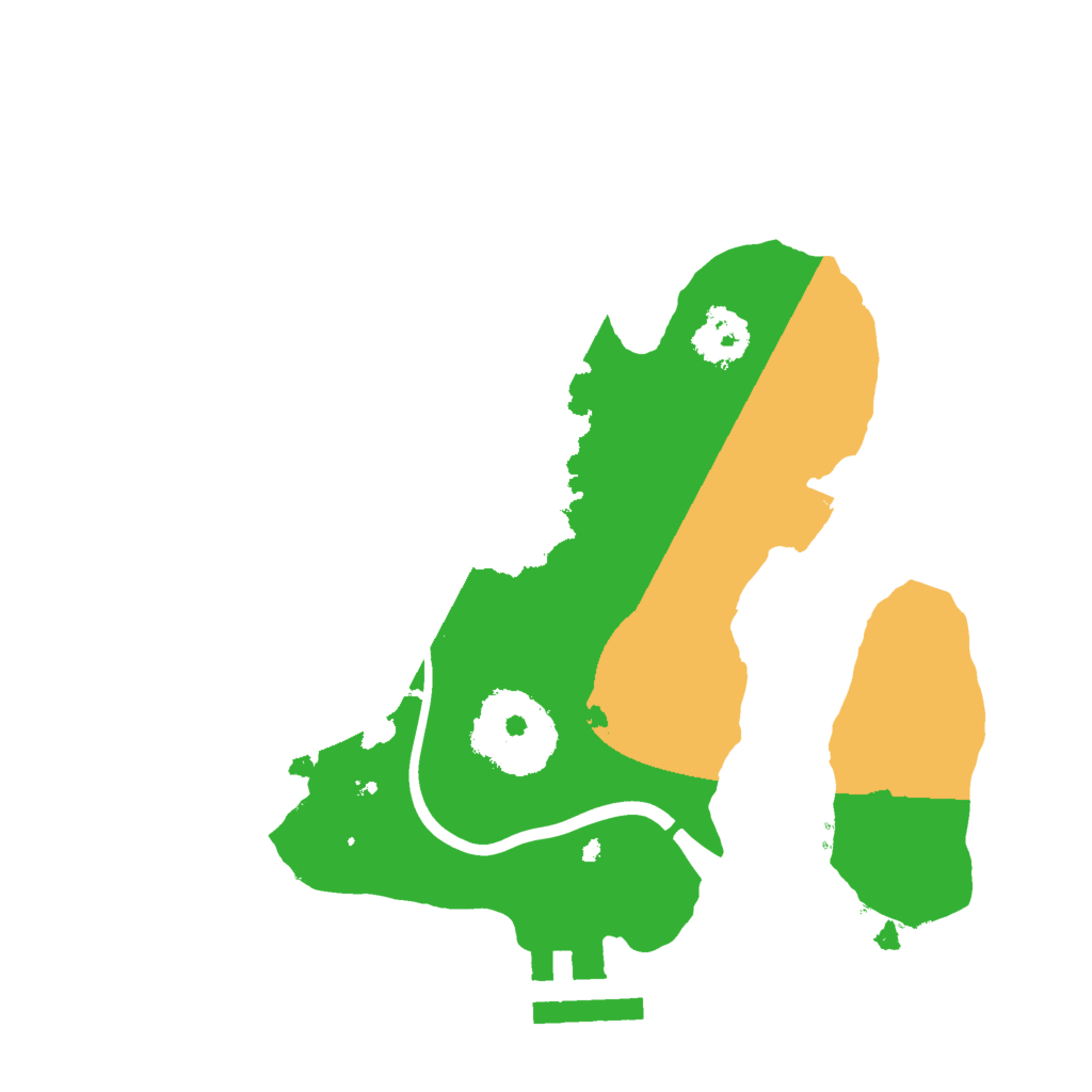 Biome Rust Map: Procedural Map, Size: 2000, Seed: 1702702457