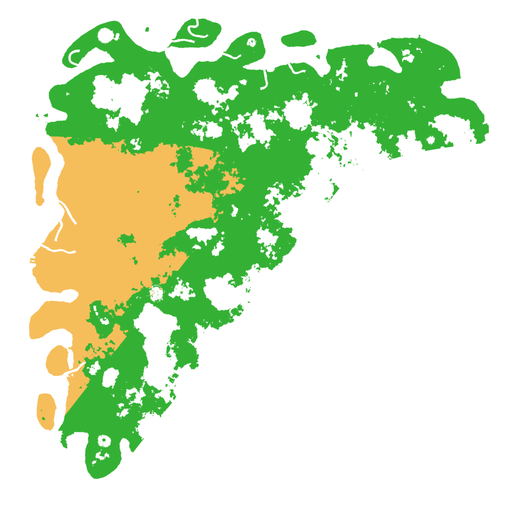 Biome Rust Map: Procedural Map, Size: 6000, Seed: 1042409055