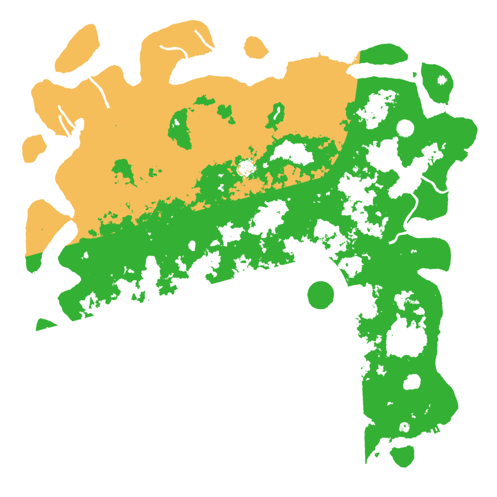 Biome Rust Map: Procedural Map, Size: 5000, Seed: 13891