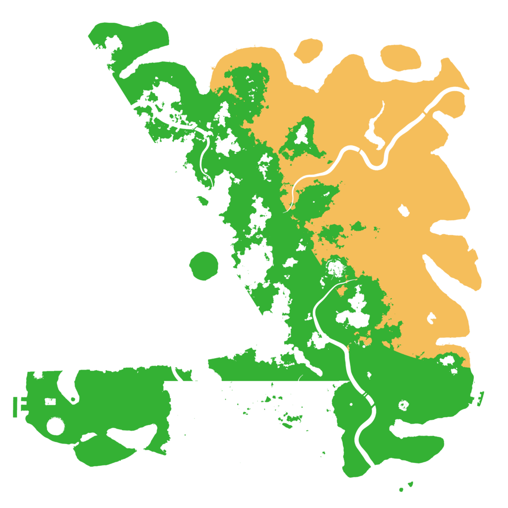 Biome Rust Map: Procedural Map, Size: 5000, Seed: 1815553291