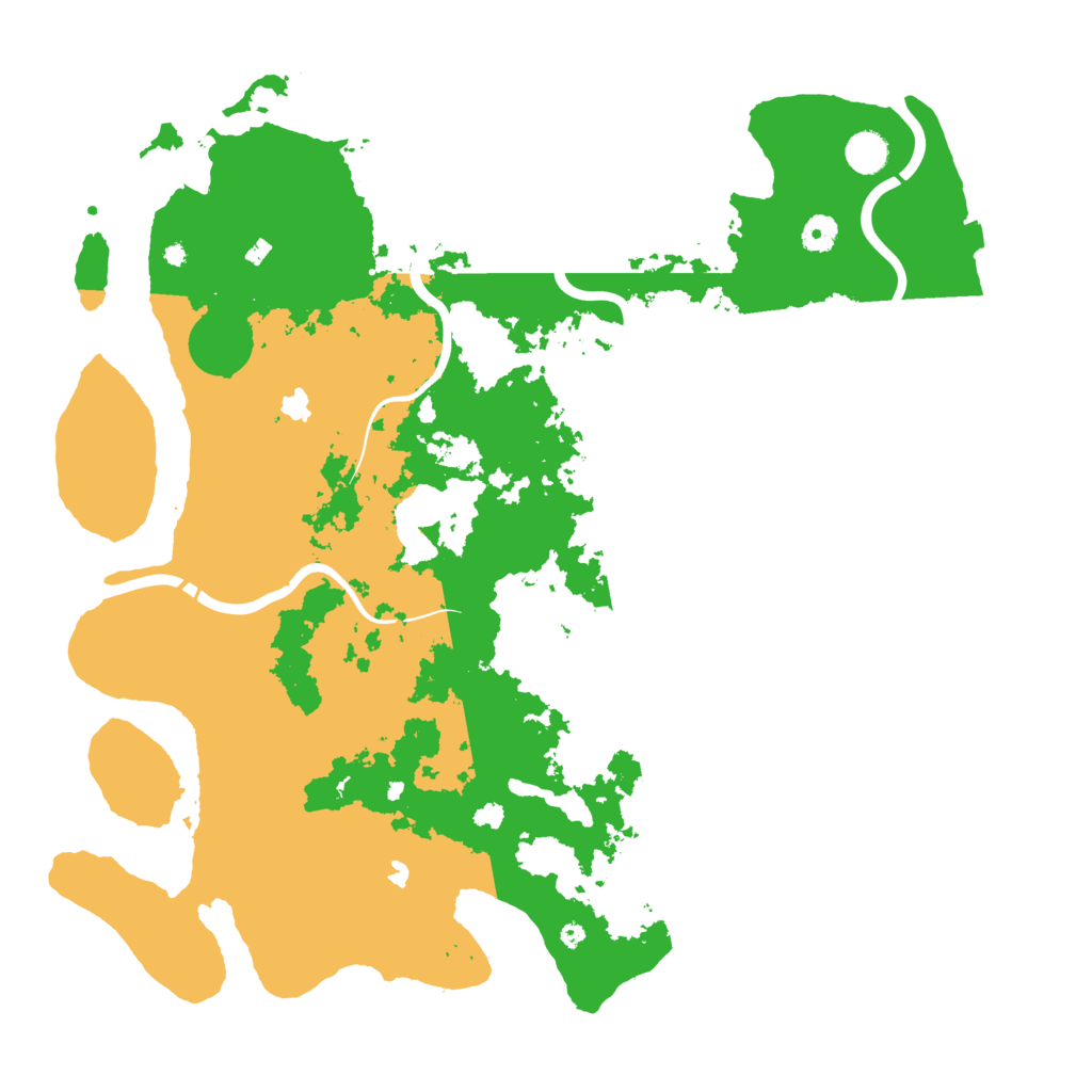 Biome Rust Map: Procedural Map, Size: 4500, Seed: 37476