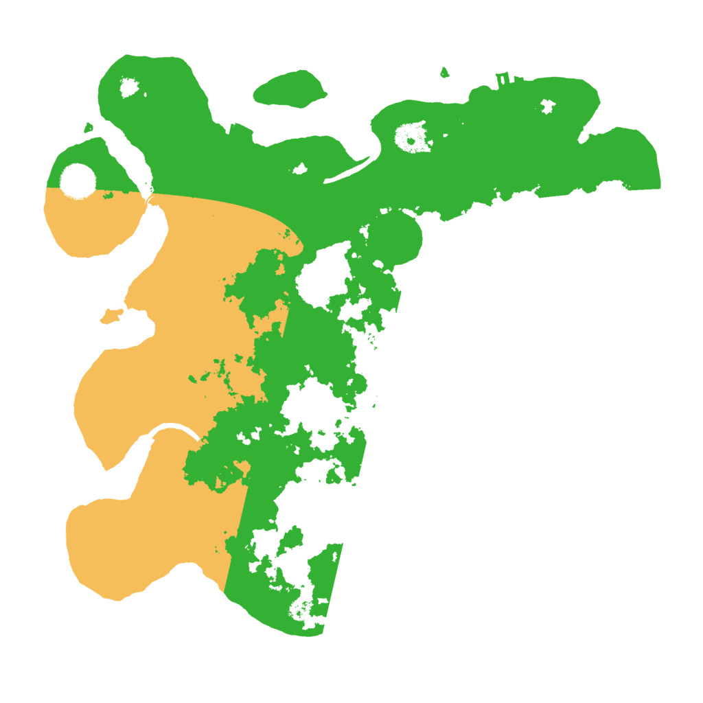 Biome Rust Map: Procedural Map, Size: 3500, Seed: 1833292313