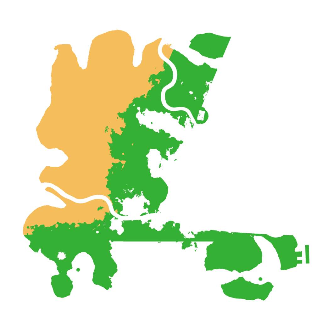 Biome Rust Map: Procedural Map, Size: 3500, Seed: 693419249