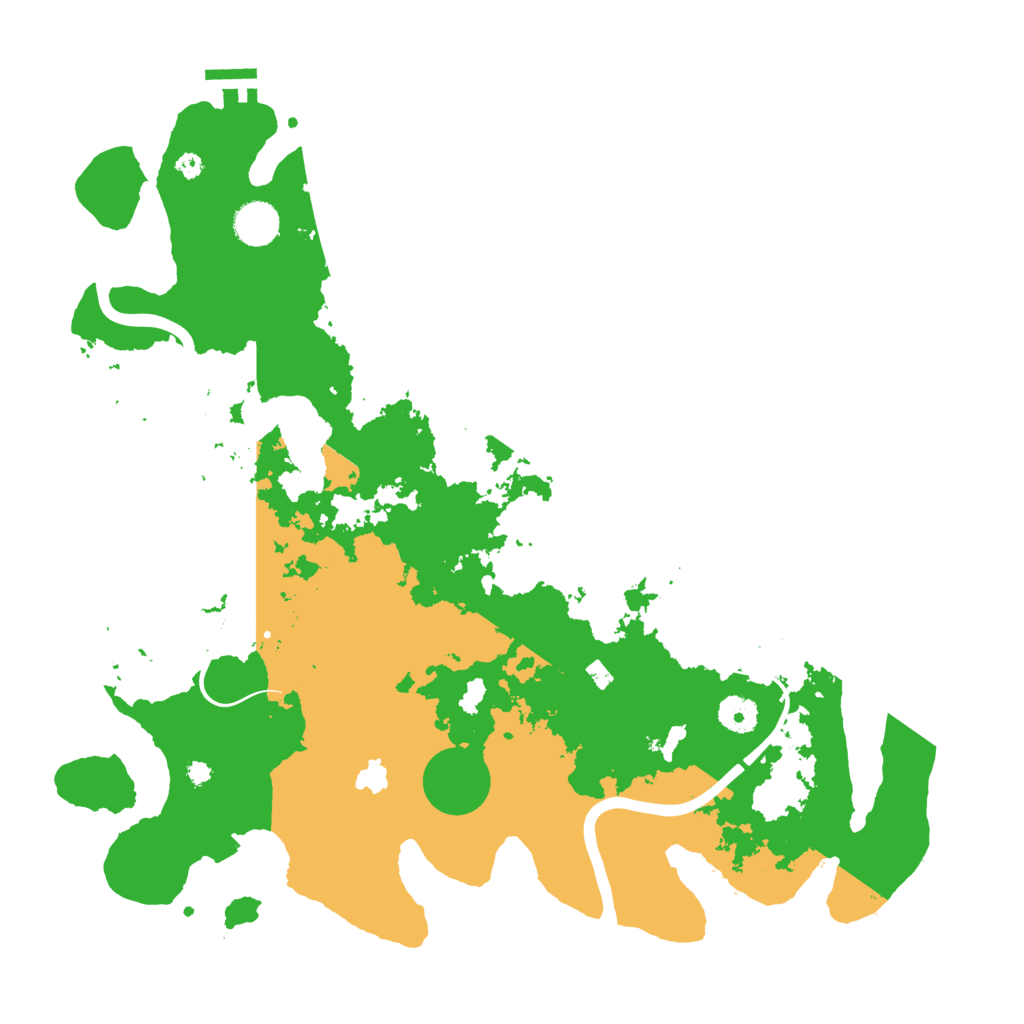 Biome Rust Map: Procedural Map, Size: 4000, Seed: 49862872