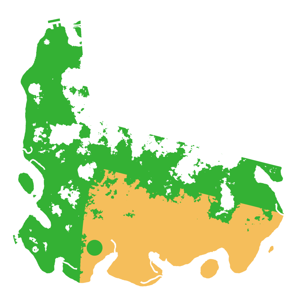 Biome Rust Map: Procedural Map, Size: 5000, Seed: 198377019