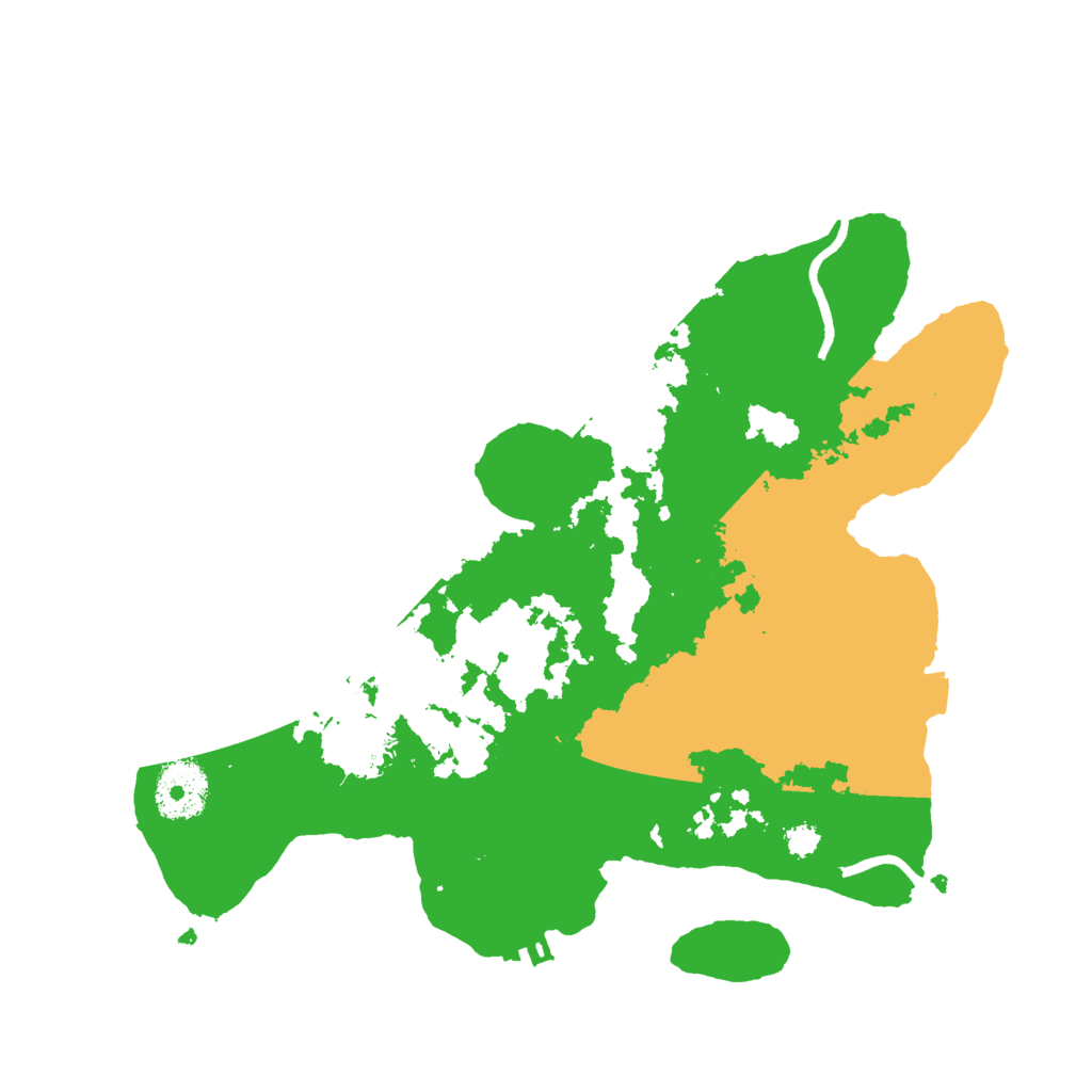 Biome Rust Map: Procedural Map, Size: 3000, Seed: 1909896617