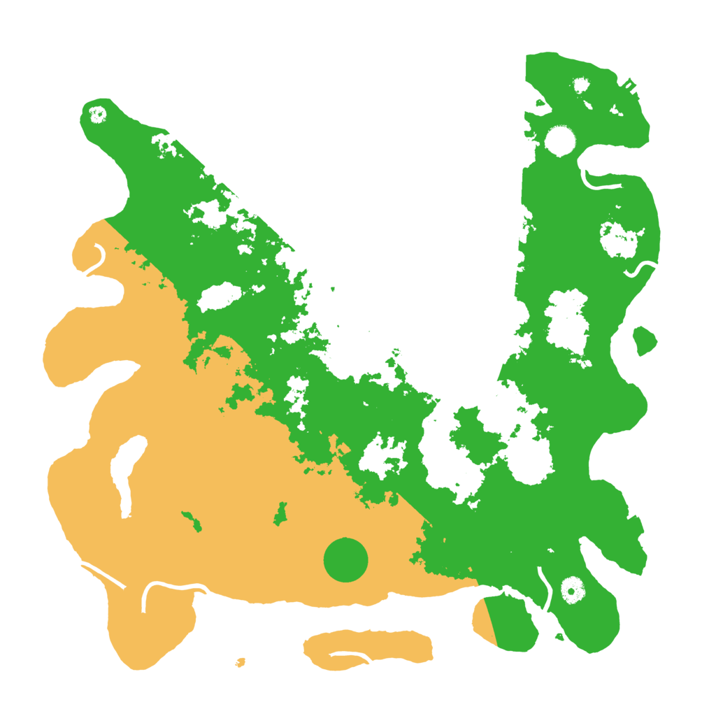 Biome Rust Map: Procedural Map, Size: 4250, Seed: 71788799