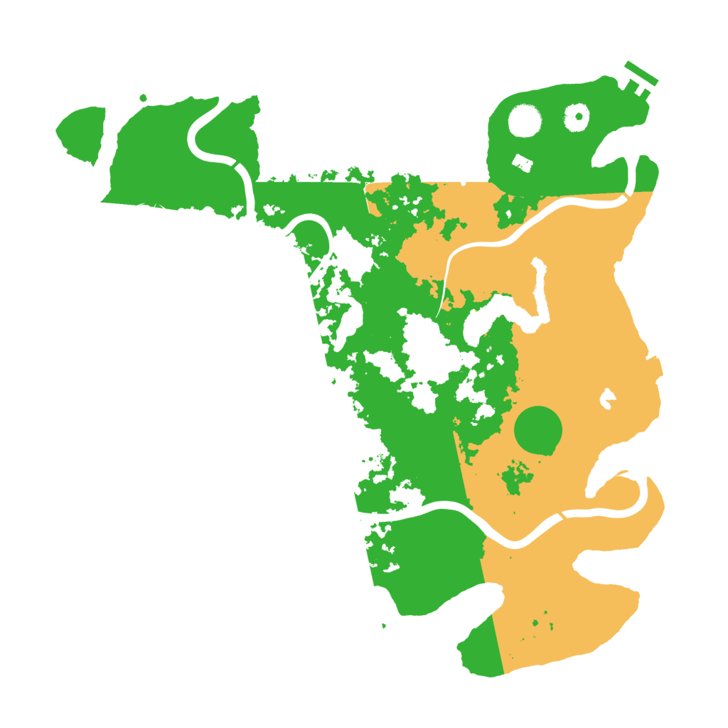 Biome Rust Map: Procedural Map, Size: 4000, Seed: 299423746