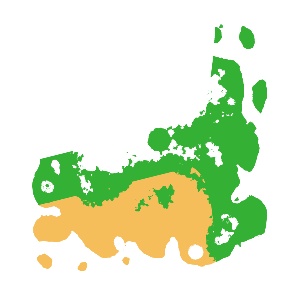 Biome Rust Map: Procedural Map, Size: 3500, Seed: 21944