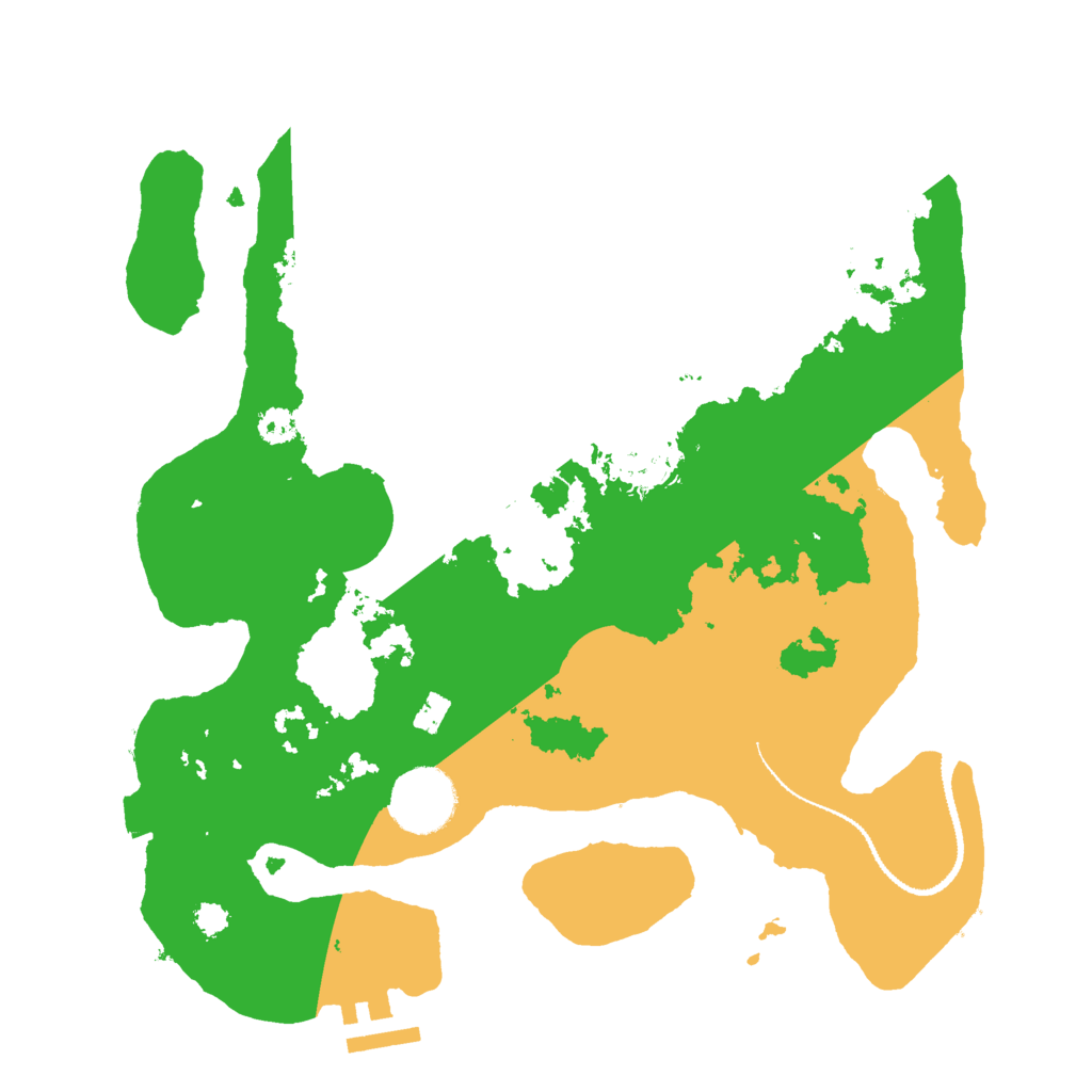 Biome Rust Map: Procedural Map, Size: 3000, Seed: 82069650