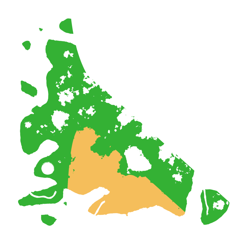 Biome Rust Map: Procedural Map, Size: 3500, Seed: 47340625