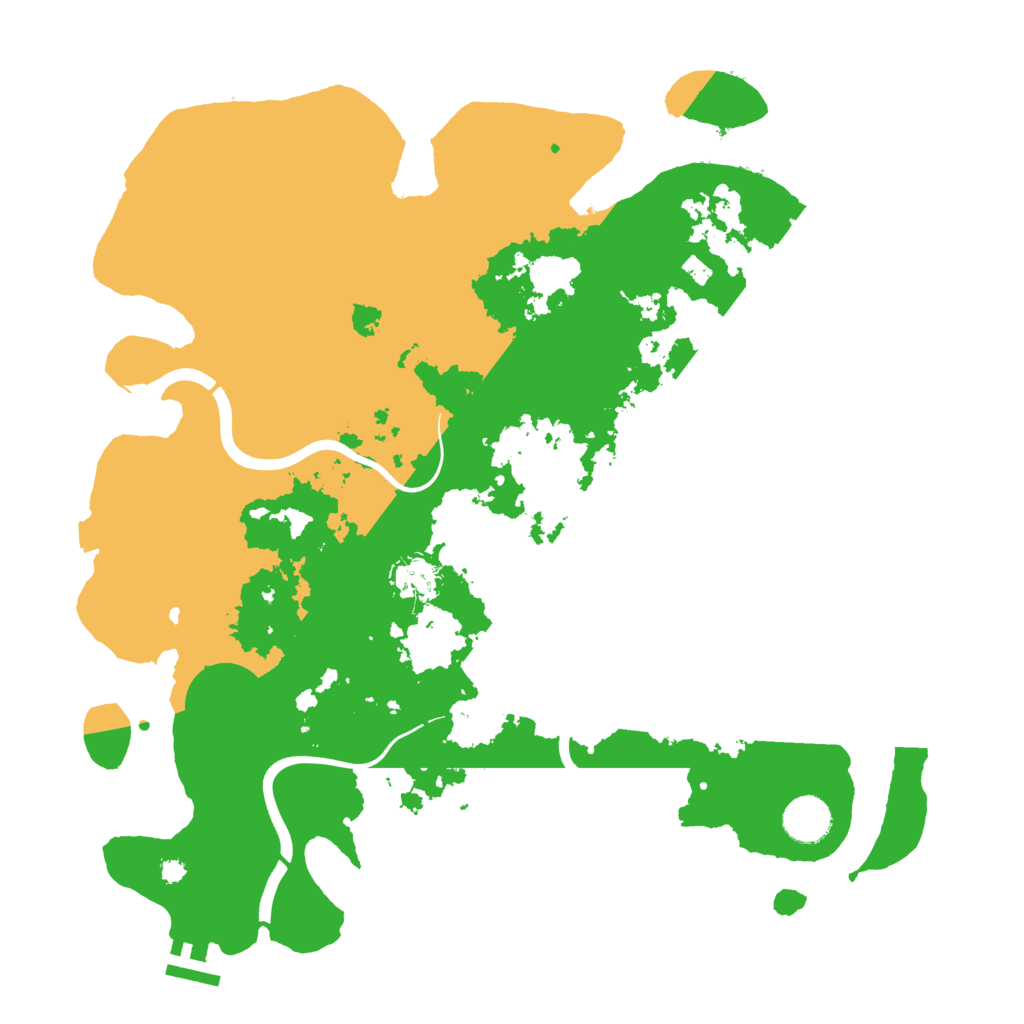 Biome Rust Map: Procedural Map, Size: 3800, Seed: 1055511786