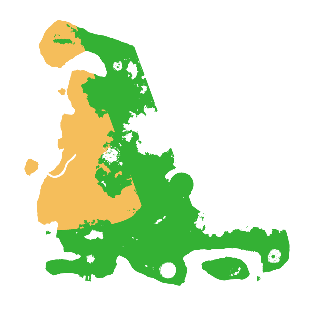 Biome Rust Map: Procedural Map, Size: 3500, Seed: 441472567