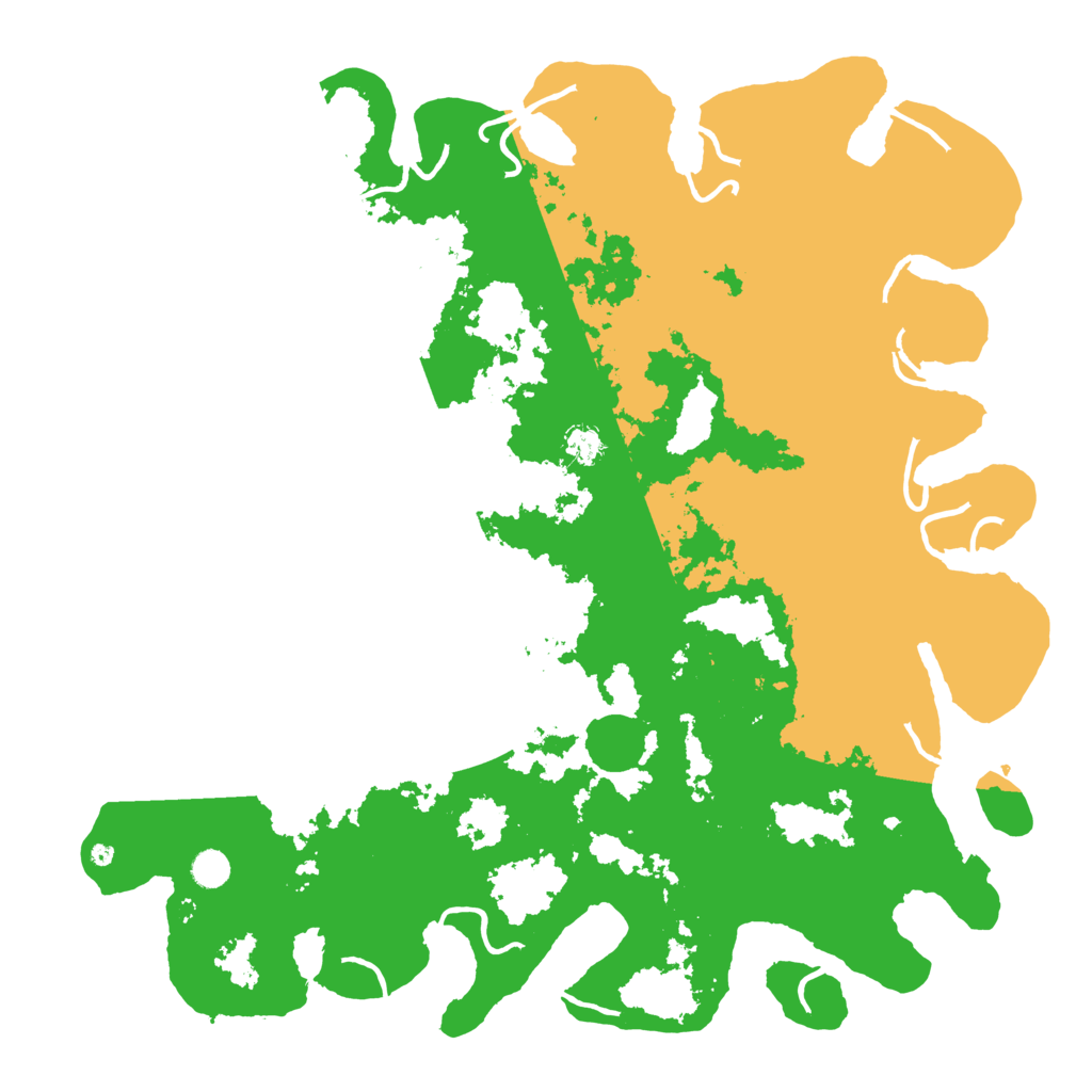 Biome Rust Map: Procedural Map, Size: 5000, Seed: 384