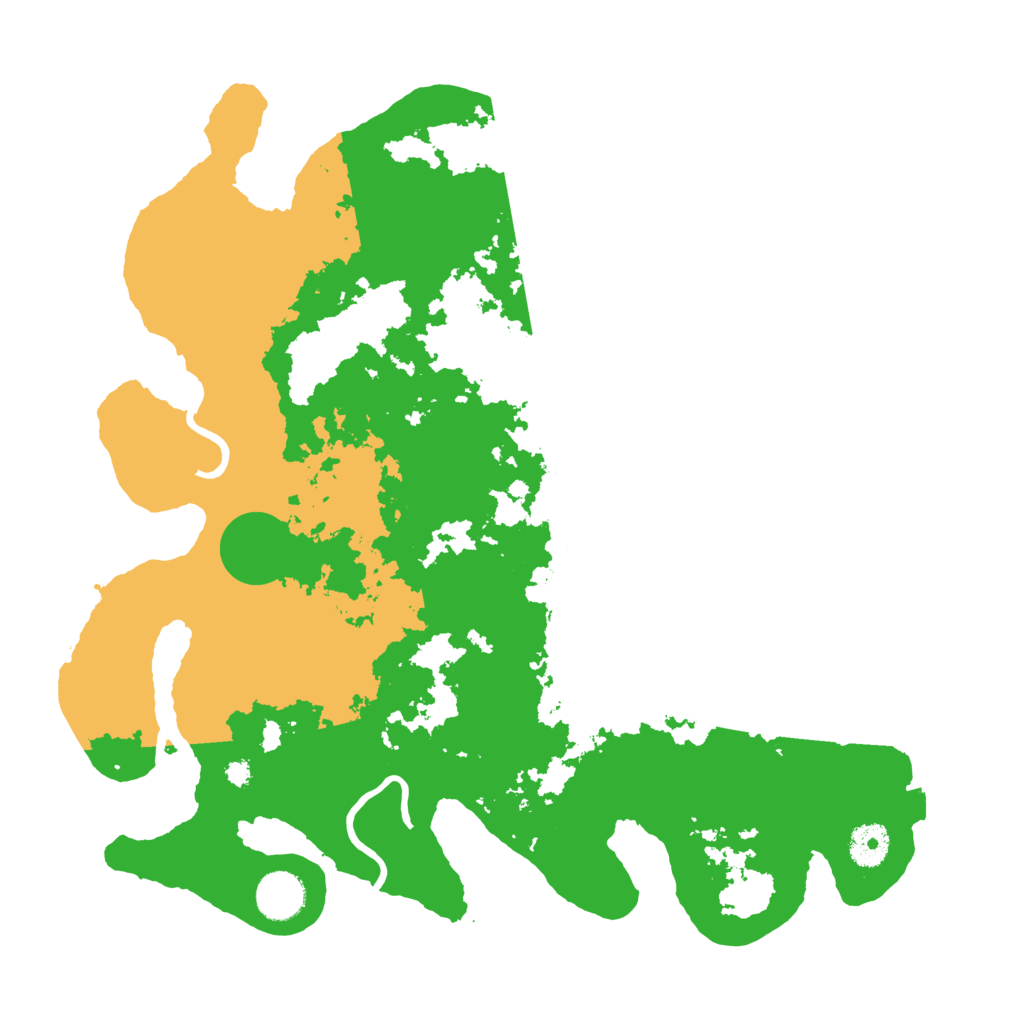 Biome Rust Map: Procedural Map, Size: 3700, Seed: 1229258071