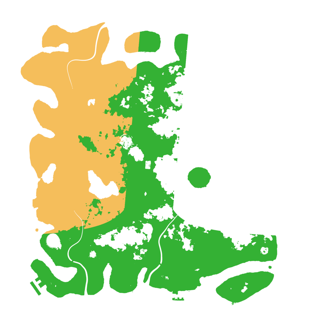 Biome Rust Map: Procedural Map, Size: 4169, Seed: 1668