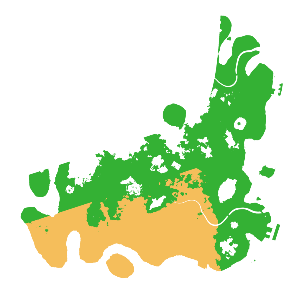 Biome Rust Map: Procedural Map, Size: 3700, Seed: 1953816446
