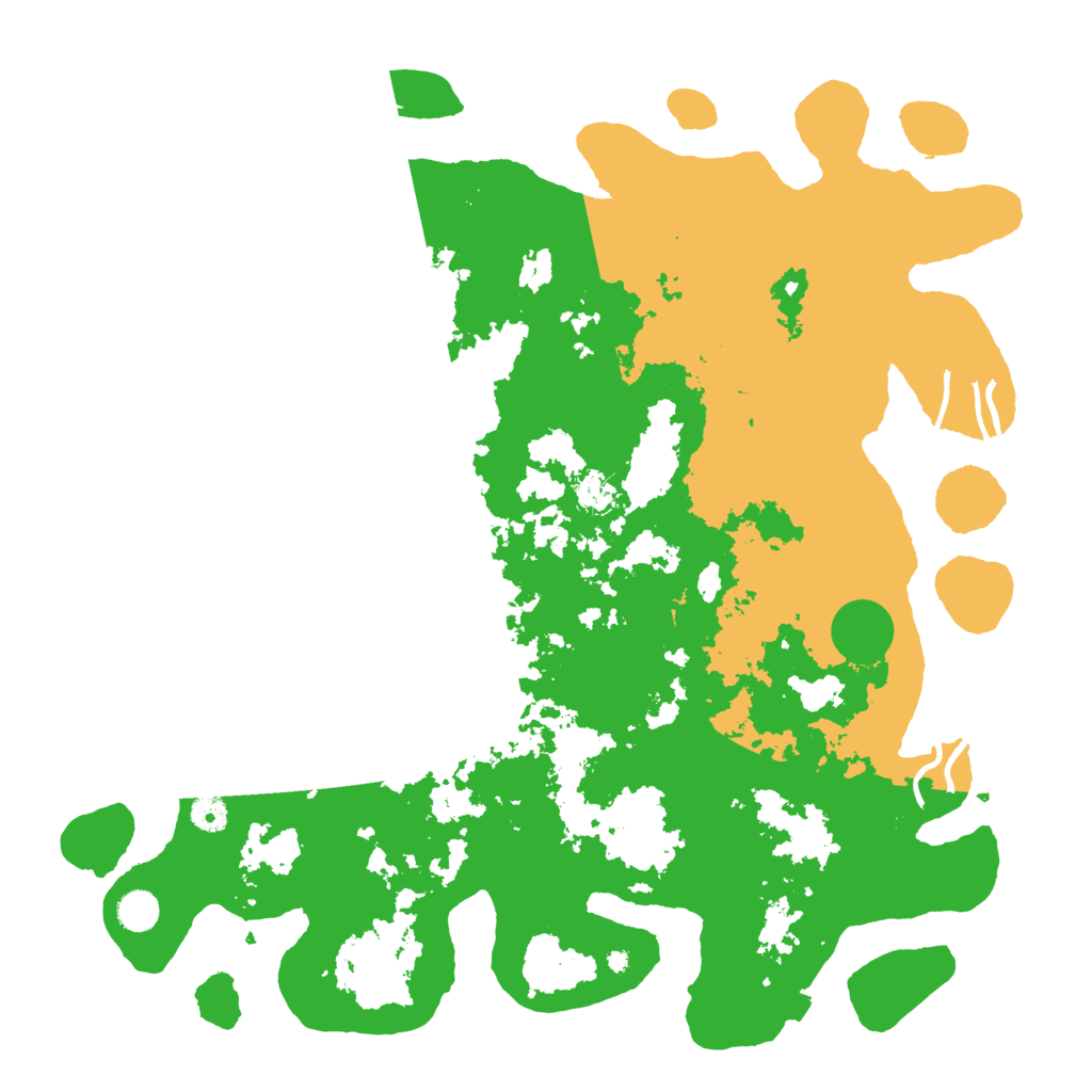 Biome Rust Map: Procedural Map, Size: 4600, Seed: 200