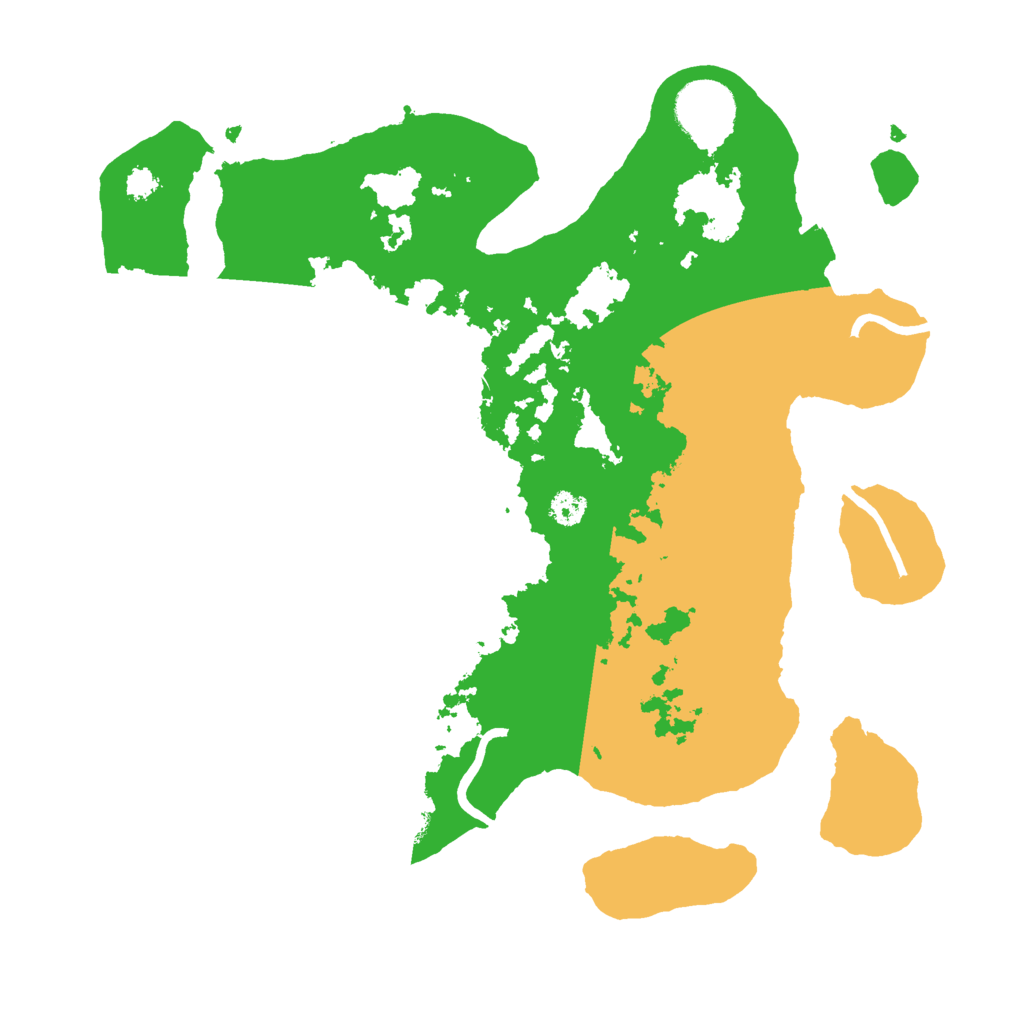 Biome Rust Map: Procedural Map, Size: 3000, Seed: 12068