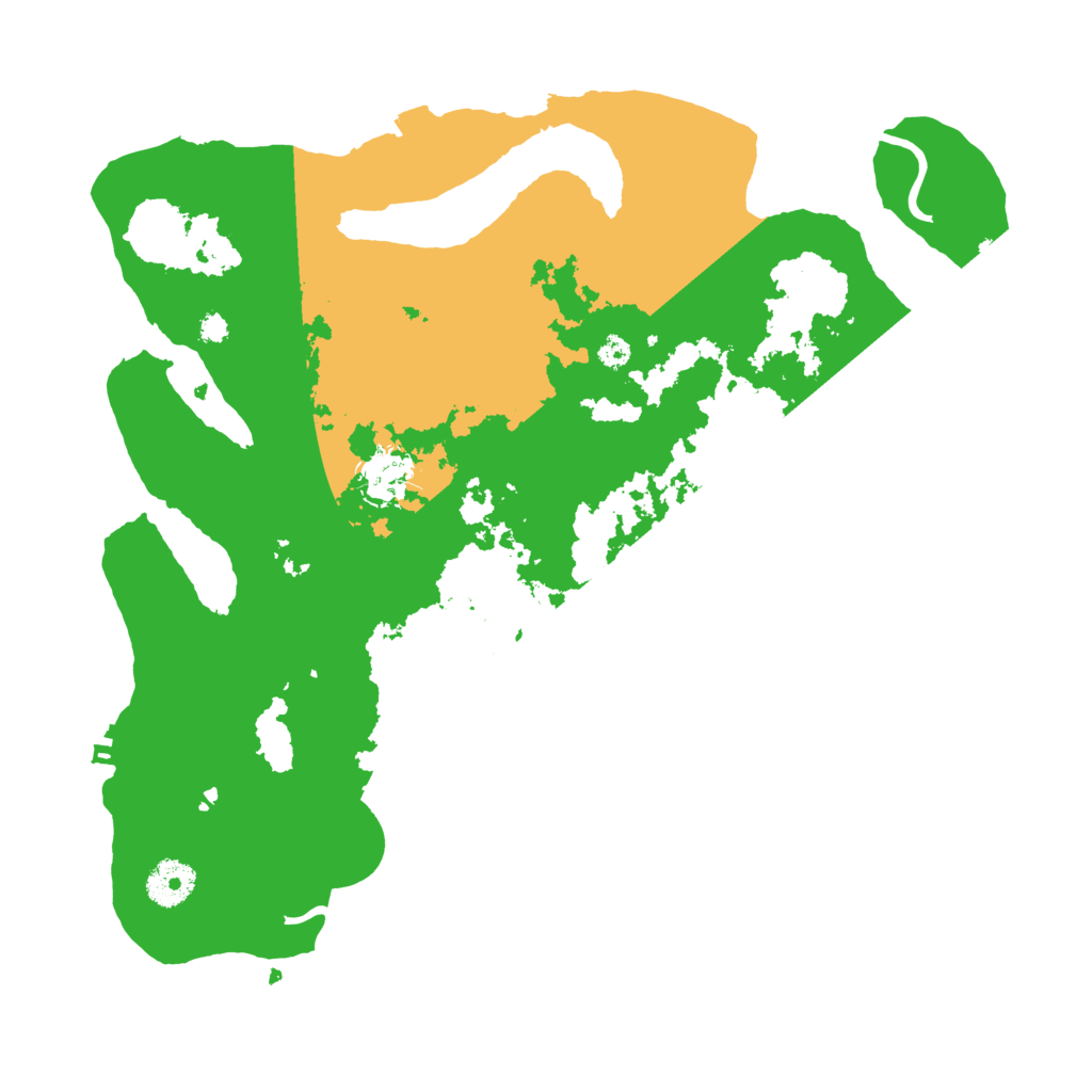 Biome Rust Map: Procedural Map, Size: 3500, Seed: 1010469457